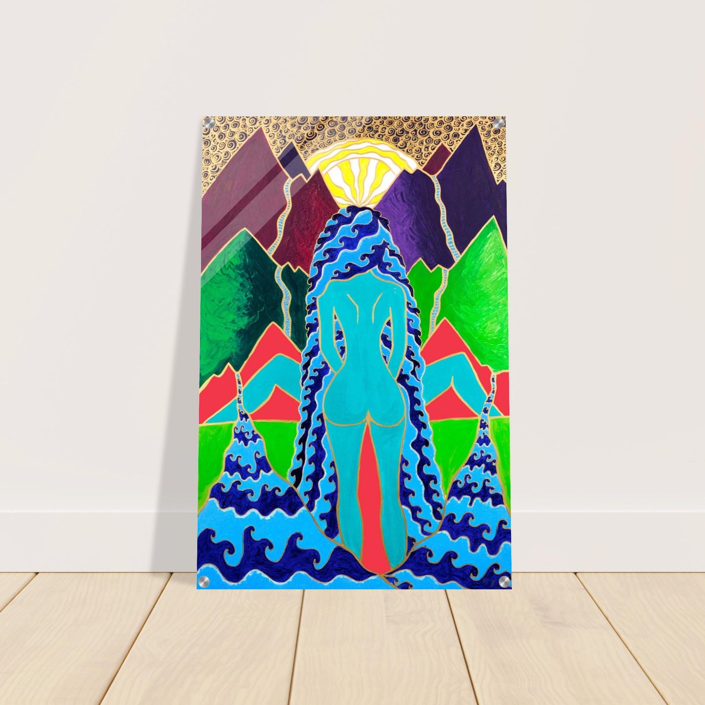 The Goddess of Choice, Acrylic Print size 24" by 36"